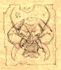 74. Umber Hulk painting (2000) - Baldur's Gate II.png